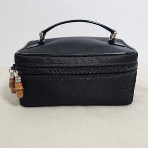 Gucci Bamboo small vanity. Black. Super cute.